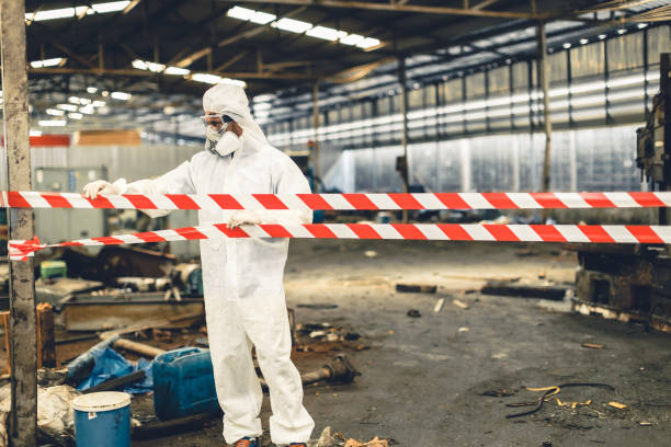 Professional Biohazard technician working in Waverly, IL